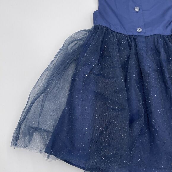 Pretty As A Picture Girl's Navy Floral Sleeveless Formal Party Dress Size 24M - Picture 9 of 9